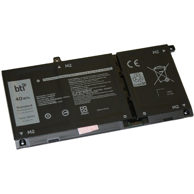 BTI JK6Y6-BTI 11.25V 40WHR LI-ION BATTERY CF5RH, CN-0CF5RH, JK6Y6 INSPIRON 5300, 5301, 5400 2-IN-1, 5401, 5402, 5406 2-IN-1, 5408, 5409, 5501, 5502, 5508, 5509, 7300 2-IN-1 SILVER, 7306 2-IN-1 SILVER, 7405 2-IN-1, 7500 2-IN-1 SILVER, 7506 2-IN-1 SILVER, L