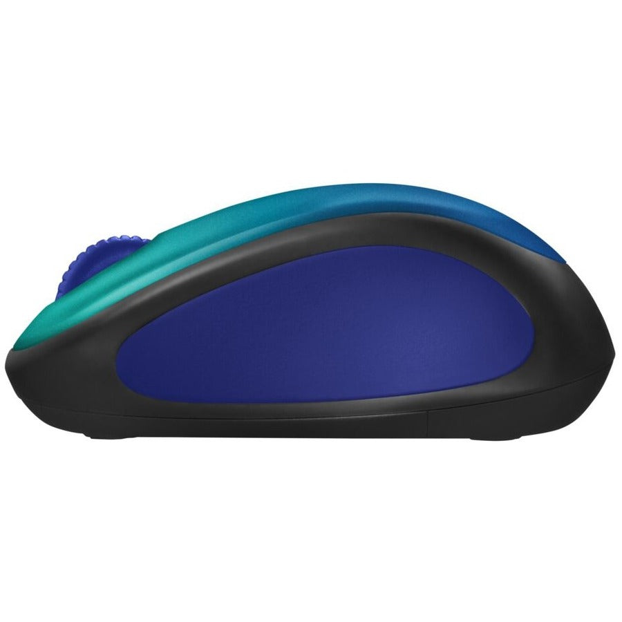 Logitech Design Collection Limited Edition Wireless Mouse with Colorful Designs - USB Unifying Receiver, 12 months AA Battery Life, Portable & Lightweight, Easy Plug & Play with Universal Compatibility - BLUE AURORA