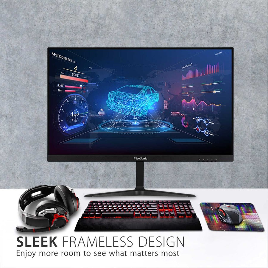 ViewSonic VX2418-P-MHD 24 Inch 1080p 1ms 165Hz Gaming Monitor with FreeSync Premium, Eye Care, HDMI and DisplayPort