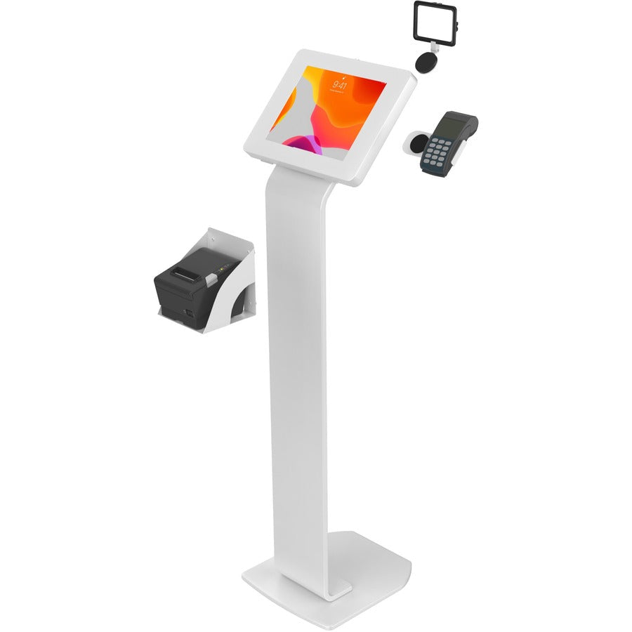 CTA Digital Magnetic LED Light Panel for Enhanced Virtual Communication (White)