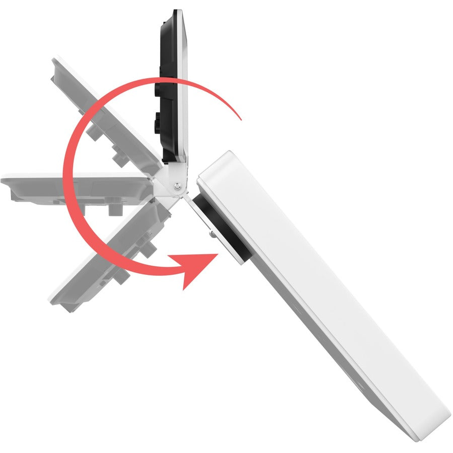 CTA Digital Magnetic LED Light Panel for Enhanced Virtual Communication (White)