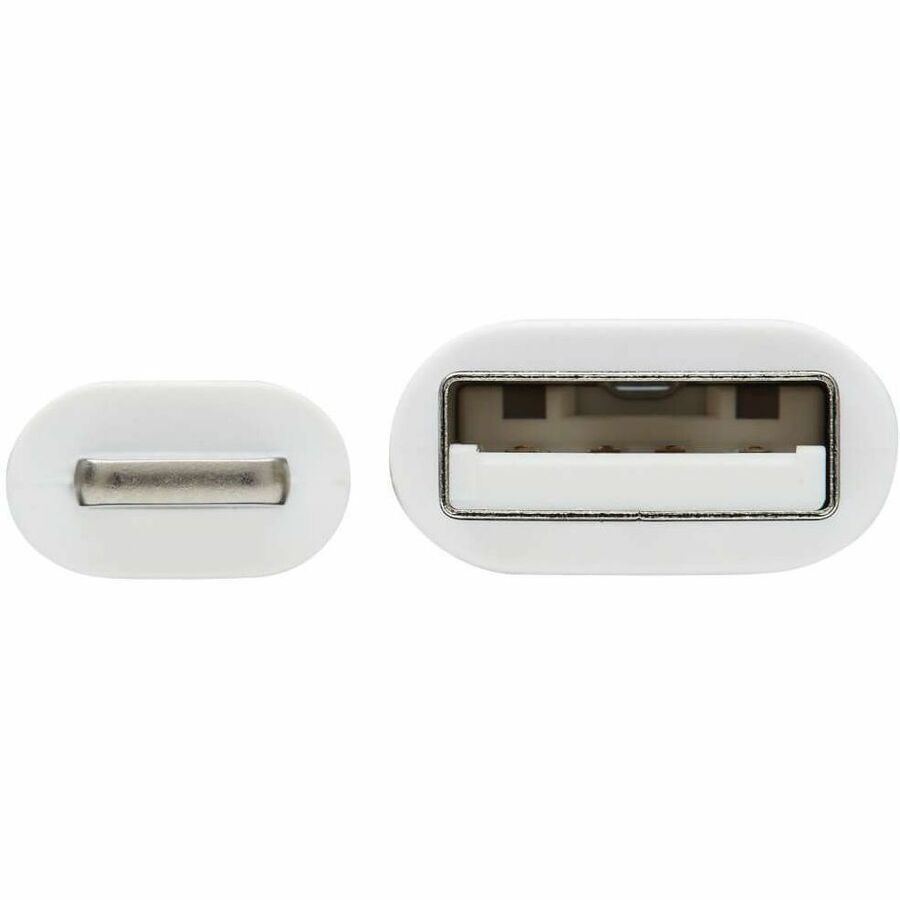 Eaton Tripp Lite Series Safe-IT USB-A to Lightning Sync/Charge Antibacterial Cable (M/M), MFi Certified, White, 3 m (9.8 ft.)