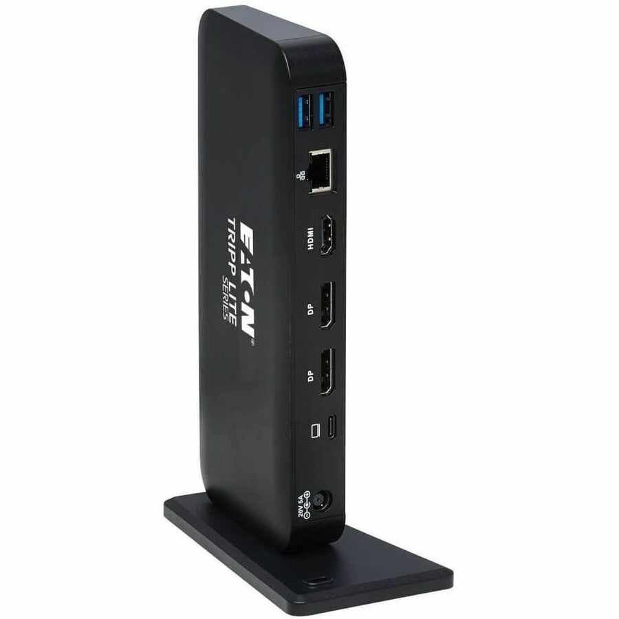 Eaton Tripp Lite Series USB-C Dock, Triple Display - 4K 60 Hz HDMI/DisplayPort, USB 3.x Gen 2 (10Gbps), USB-A/USB-C Hub, GbE, 85W PD Charging, Black