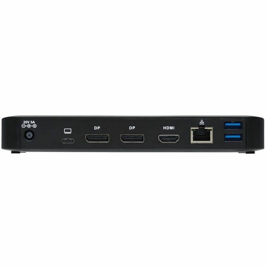 Eaton Tripp Lite Series USB-C Dock, Triple Display - 4K 60 Hz HDMI/DisplayPort, USB 3.x Gen 2 (10Gbps), USB-A/USB-C Hub, GbE, 85W PD Charging, Black