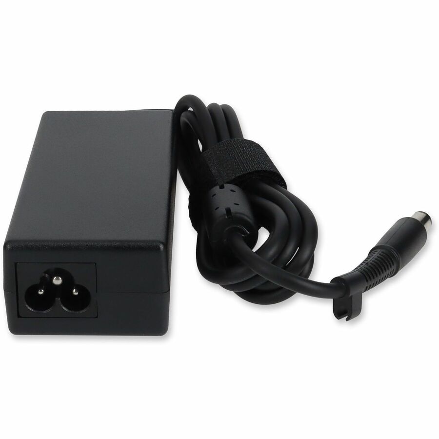 AddOn HP 751889-001 Compatible 65W 19.5V at 3.34A Black 7.4 mm x 5.0 mm Laptop Power Adapter and Cable