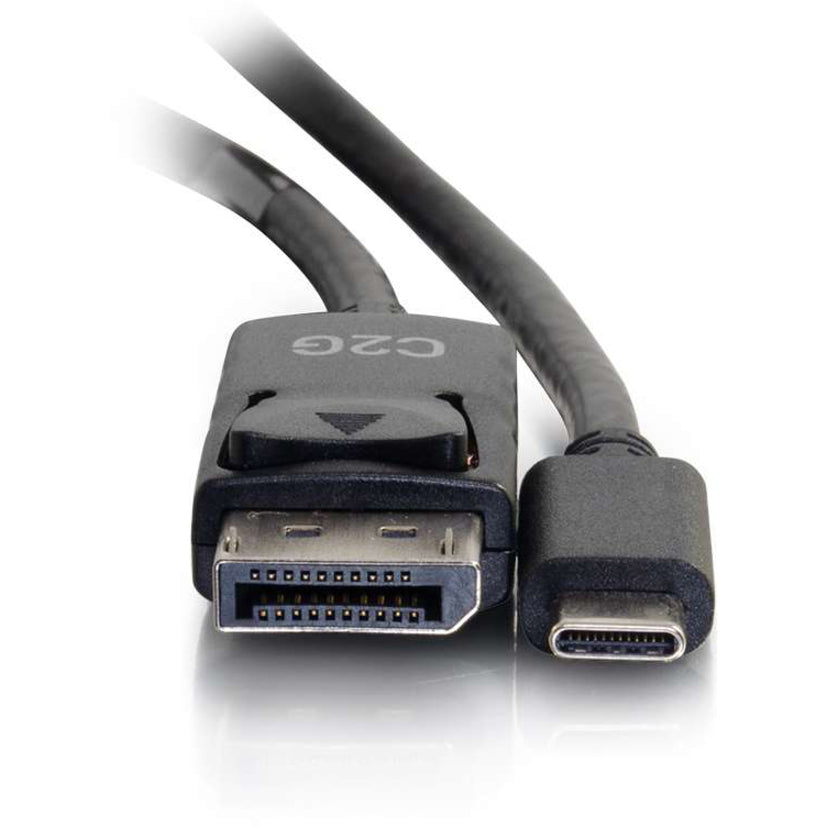 C2G 12ft USB C to DisplayPort Cable - 4K - Black - M/M