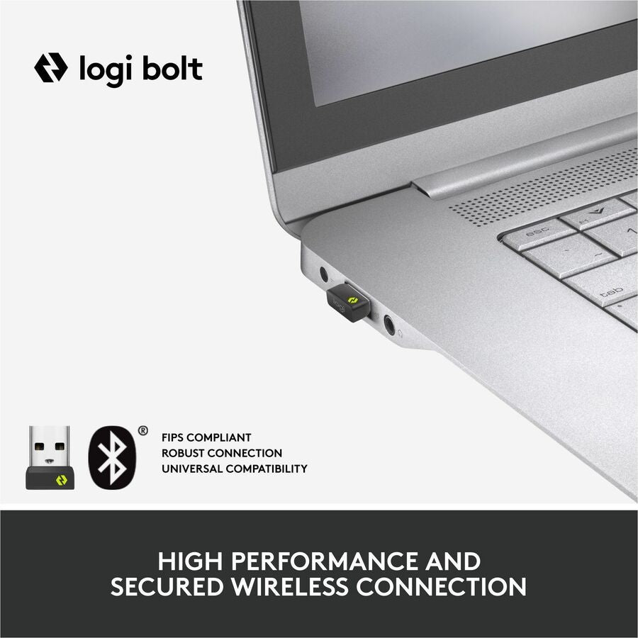 Logitech Ergo K860 Split Wireless Keyboard for Business - Ergonomic Design, Secured Logi Bolt Technology, Graphite