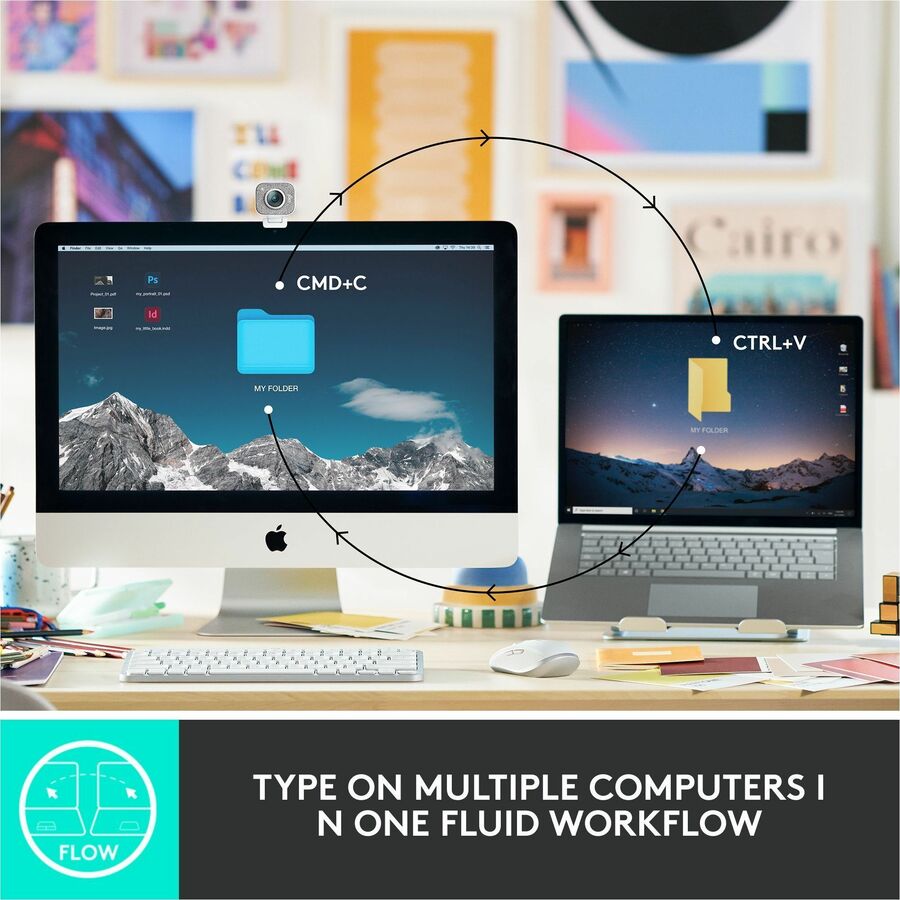 Logitech MX Keys Mini Wireless Illuminated Keyboard for Business, Compact, Logi Bolt Technology, Graphite