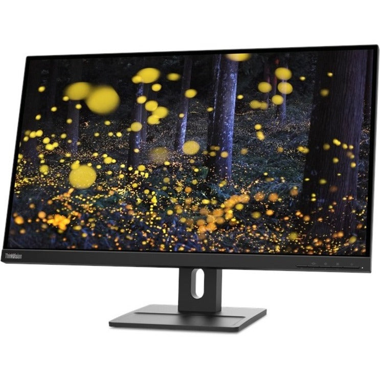 Lenovo ThinkVision E27q-20 27" Class WQHD LED Monitor - 16:9 - Raven Black