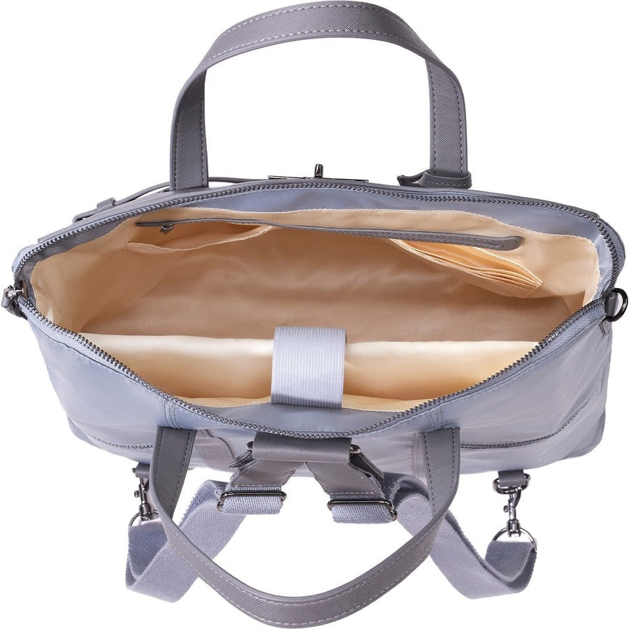 Women Francine Collection HighLine Carrying Case (Backpack/Tote) for 15" Notebook - Gray