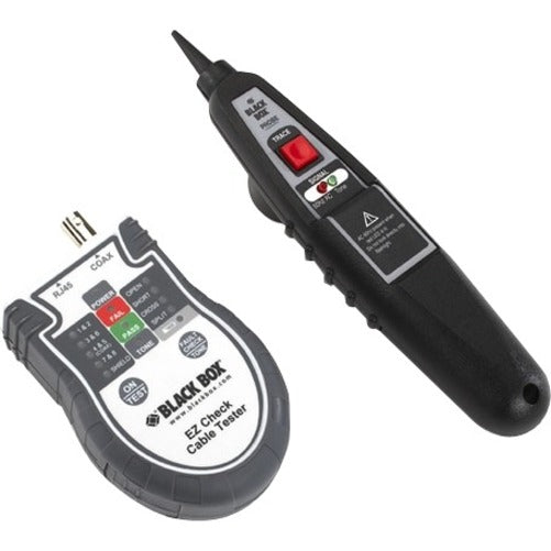 Black Box EZ Check Cable Tester with Tone Generation and Probe