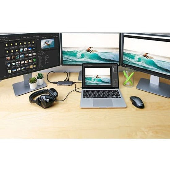 IOGEAR USB-C Triple HD Compact Dock w/ PD 3.0