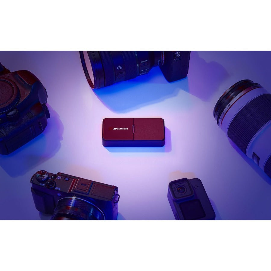 AVerMedia Live Streamer CAP 4K - USB 3.0 Live broadcasting HDMI video capture device. Record mirrorless camera, DSLR, camcorder and action camera at 1080p60 or 4K 30 FPS. Turn your camera into a pro webcam. (BU113).