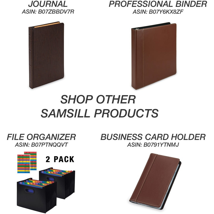 Samsill Two-Tone Padfolio BWN TAN