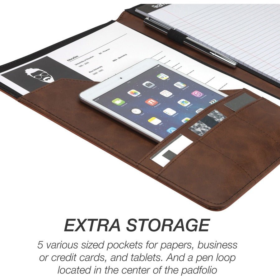 Samsill Two-Tone Padfolio BWN TAN