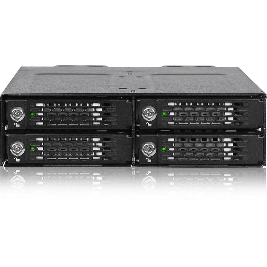 Icy Dock ToughArmor MB720MK-B V2 Drive Enclosure for 5.25" M.2, PCI Express NVMe 4.0 x4 - SFF-8612 OCuLink Host Interface Internal - Black