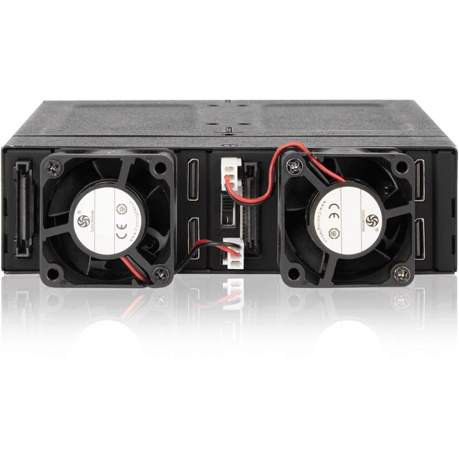 Icy Dock ToughArmor MB720MK-B V2 Drive Enclosure for 5.25" M.2, PCI Express NVMe 4.0 x4 - SFF-8612 OCuLink Host Interface Internal - Black