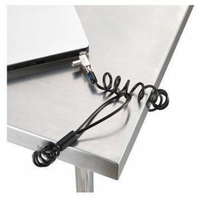 Kensington Slim N17 2.0 Portable Keyed Laptop Lock for Wedge-Shaped Slots - Custom Keyed