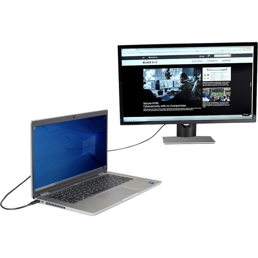 Black Box USB-C to HDMI Active Adapter Cable, 4K60, HDR, 6ft