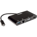 ROCSTOR USB-C MULTIPORT ADAPTER - BLACK Gold White Docking Station