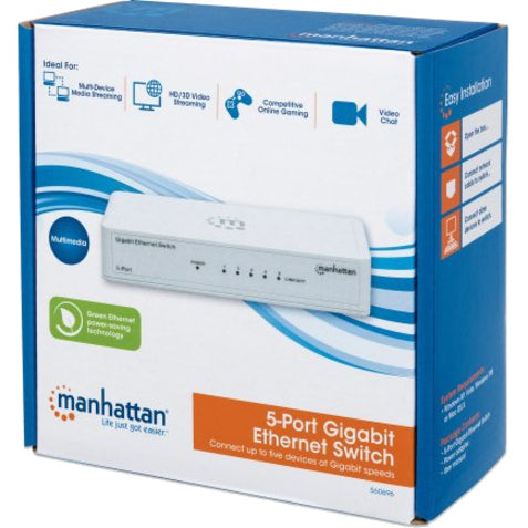 Manhattan 5-Port Gigabit Ethernet Switch