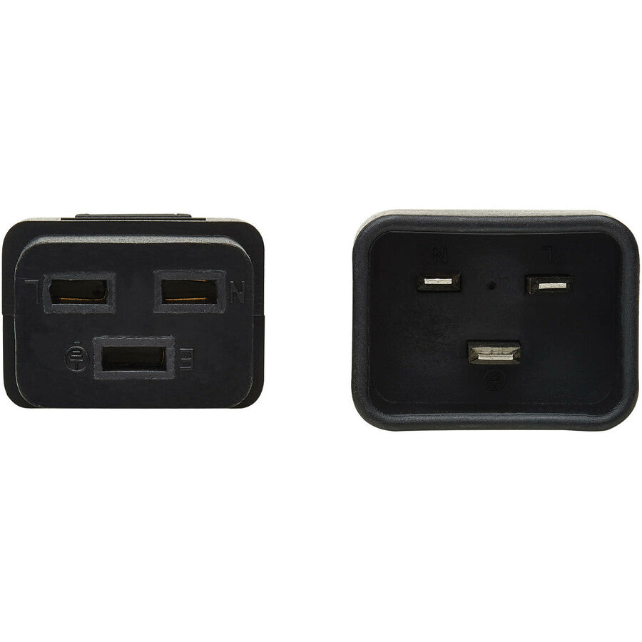 Eaton Tripp Lite Series Power Extension Cord, C19 to C20 - Heavy-Duty, 15A, 250V, 14 AWG, 15 ft. (4.6 m), Black