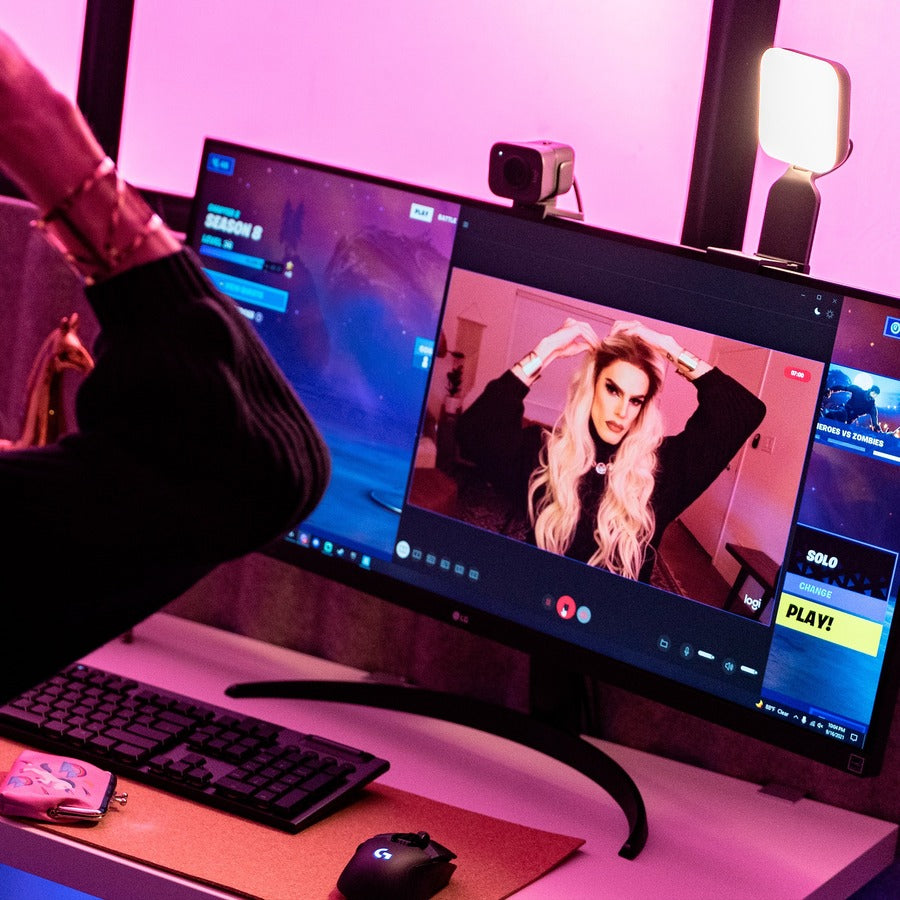 Logitech Litra Glow Premium Streaming Light with TrueSoft