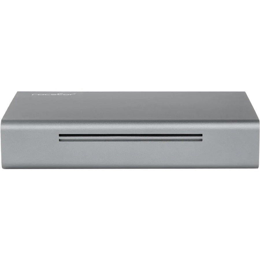 Rocstor Rocpro D90 6 TB Desktop Rugged Hard Drive - 3.5" External - SATA (SATA/600) - Aluminum Gray