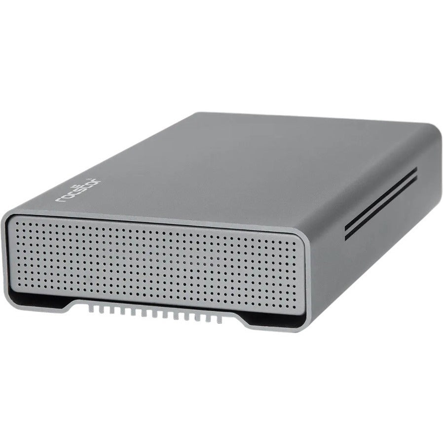 Rocstor Rocpro D90 6 TB Desktop Rugged Hard Drive - 3.5" External - SATA (SATA/600) - Aluminum Gray