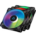 Arctic Cooling Semi-passive 120 mm Case Fan with digital A-RGB | Value Pack - 3 Pack