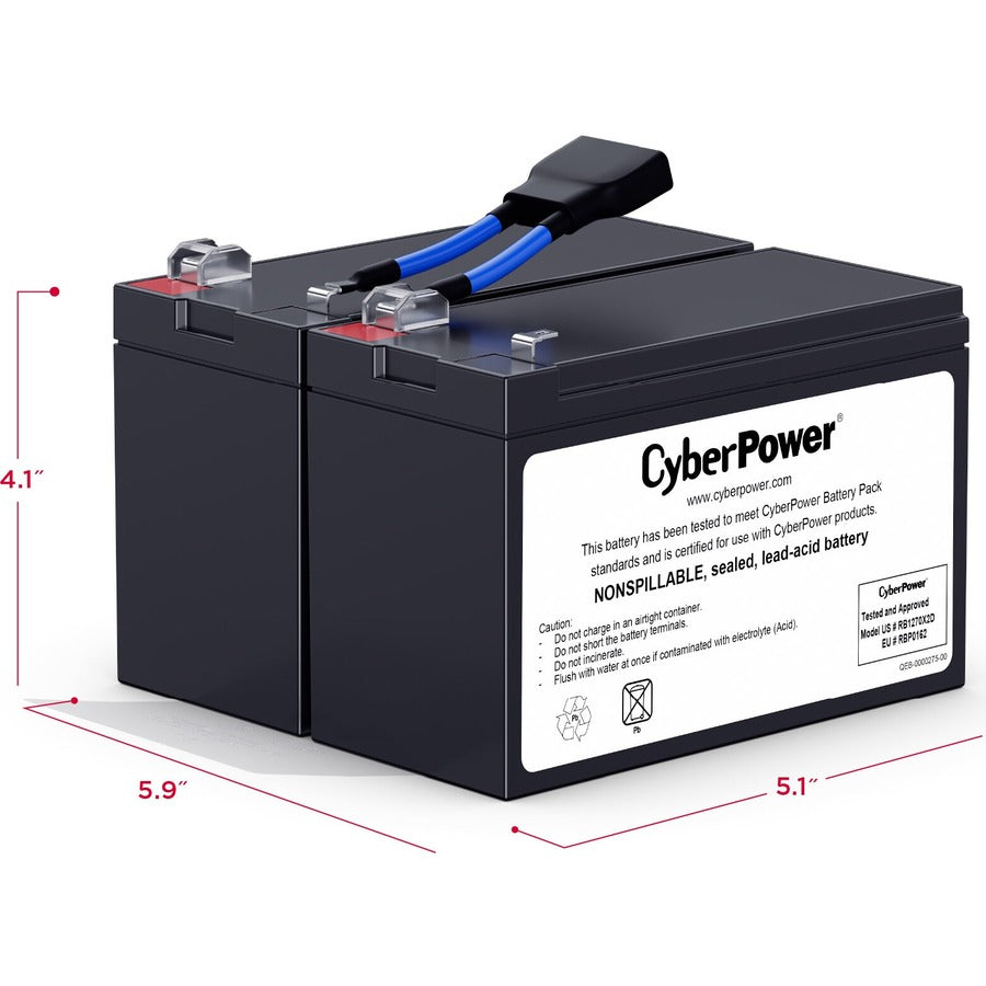 CyberPower RB1270X2D Replacement Battery Cartridge