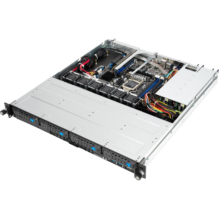 Asus Barebone System - 1U Rack-mountable - Socket LGA-1200 - 1 x Processor Support