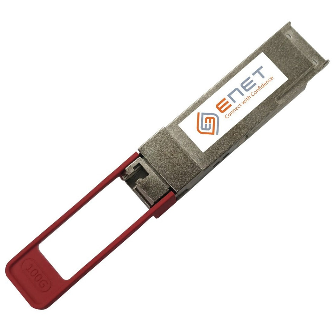 NSI ENET Ciena XCVR-Q10U33 Compatible TAA Compliant Functionally Identical 100GBASE-BIDI QSFP28 1331/1271nm 10km DOM SMF Simplex LC Connector Commercial Temp