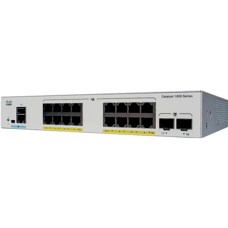 Cisco REFURB Cat 1000 8port GE Ext P, 1 x Ethernet Network, 1000Base-X, C1000-8T-E-2G-L-RF