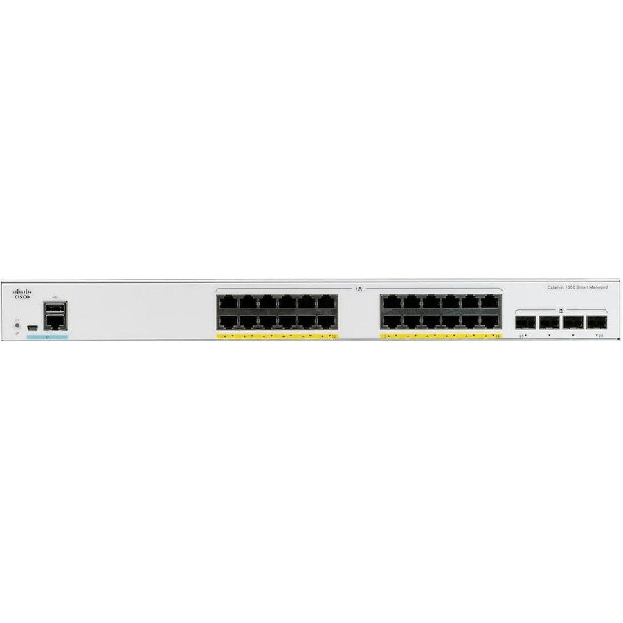 Cisco REFURB Cat 1000 8port GE Ext P, 1 x Ethernet Network, 1000Base-X, C1000-8T-E-2G-L-RF