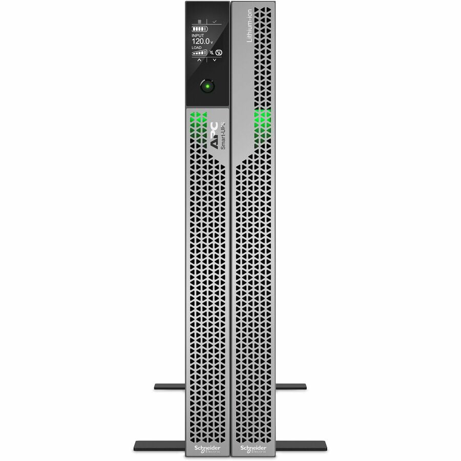 Schneider APC Smart-UPS Ultra On-Line, 2200VA, Lithium-ion, Rack/Tower 1U, 120V, 5x 5-20R, 1x L5-20R NEMA outlets, SmartConnect, Extended runtime, W/rail kit