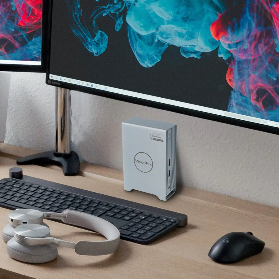 VisionTek VT7100 Triple Display 4K USB-C Docking Station with 100W Power Delivery