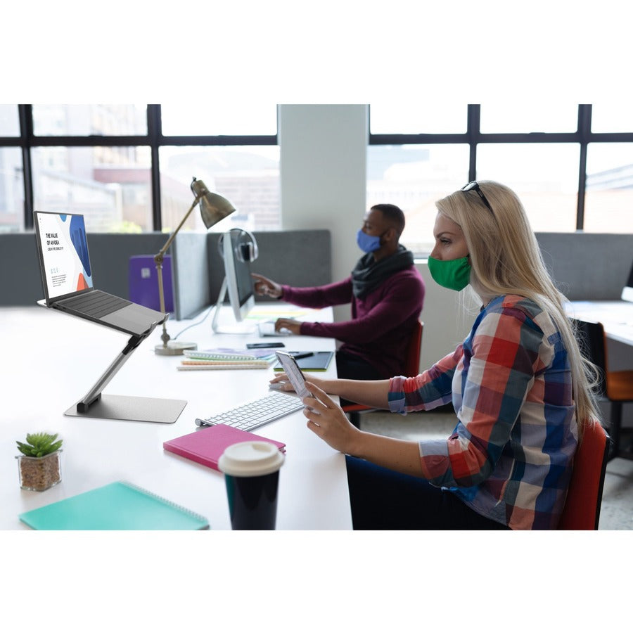 CTA Digital Height Adjustable Folding Desk Mount for Laptops