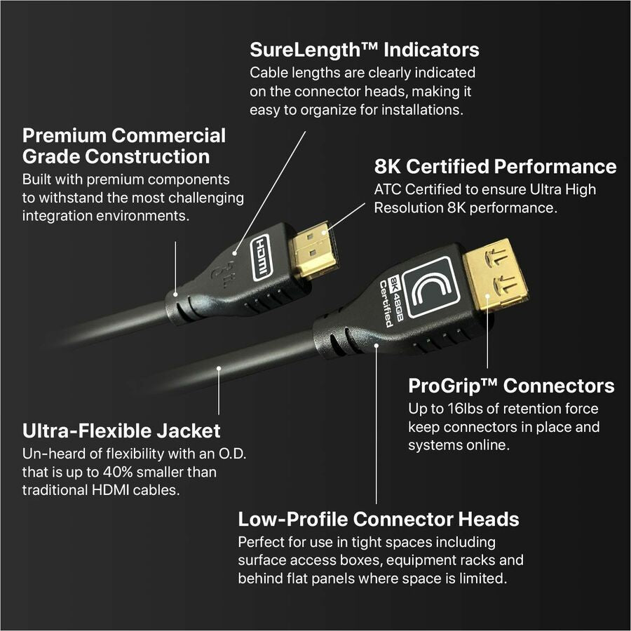 Comprehensive MicroFlex Pro AV/IT HDMI Audio Video Cable