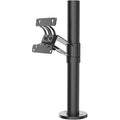 Ergonomic SpacePole Essentials Mounting Pole for Display - Black