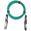 NSI ENET TAA Compliant 200GBASE-AOC QSFP56 to QSFP56 InfiniBand HDR Active Optical Cable 850nm 5m (16.40 ft) LSZH HP/Mellanox Compatible