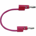 Pomona Test Lead,Pvc,Plug-Plug,Stacking,Red, 18 AWG, Audio Cable, B-72-2