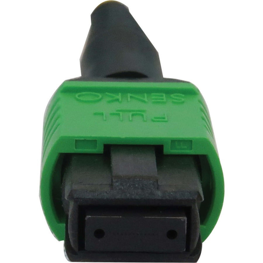 Eaton Tripp Lite Series 40/100/400G Singlemode 9/125 OS2 Breakout Fiber Optic Cable (12F MTP/MPO-APC to 4x Duplex SN-UPC F/M), LSZH, Yellow, 1 m (3.3 ft.)