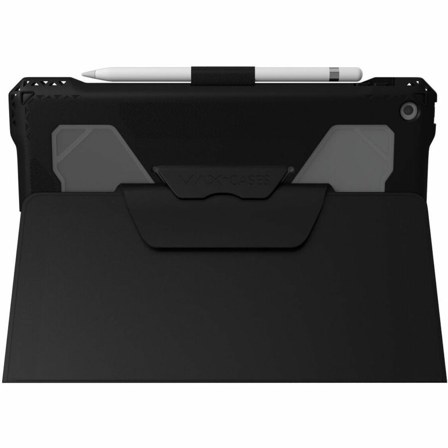MAXCases Extreme Folio-X2 for iPad 9 (7/8) 10.2" (2021) (New Wipeable Material) (Black)