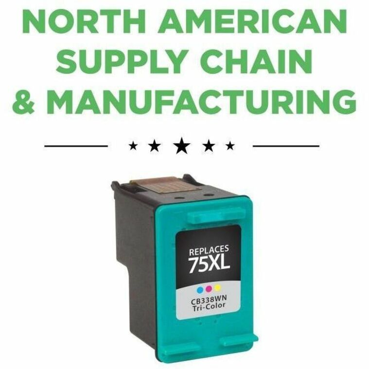 Clover Imaging Remanufactured High Yield Tri-Color Ink Cartridge for HP 75XL (CB338WN)