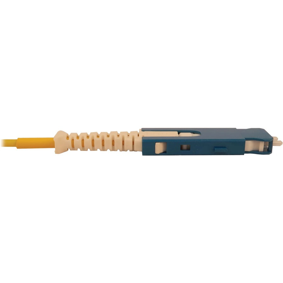 Eaton Tripp Lite Series 40/100/400G Singlemode 9/125 OS2 Fiber Optic Cable (Duplex SN-UPC to Duplex LC-UPC M/M), LSZH, Yellow, 1 m (3.3 ft.)