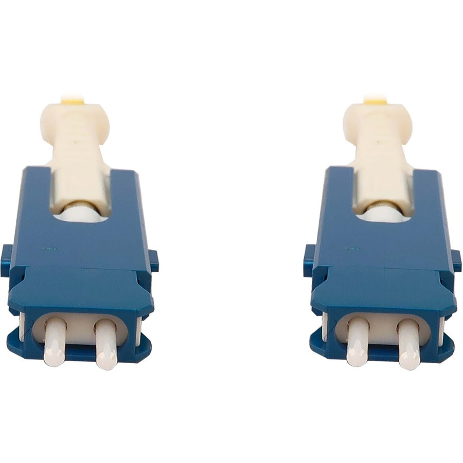 Eaton Tripp Lite Series 400G Singlemode 9/125 OS2 Fiber Optic Cable (Duplex SN-UPC M/M), LSZH, Yellow, 5 m (16.4 ft.)