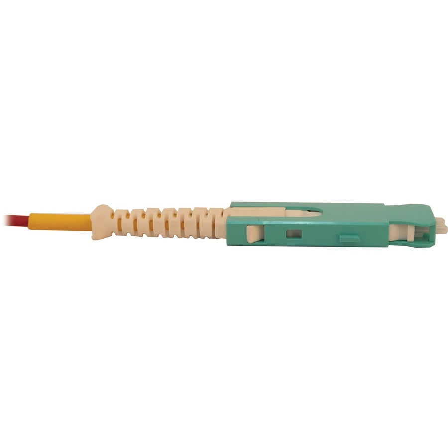 Eaton Tripp Lite Series 400G Multimode 50/125 OM4 Fiber Optic Cable (Duplex SN-PC M/M), LSZH, Magenta, 2 m (6.6 ft.)