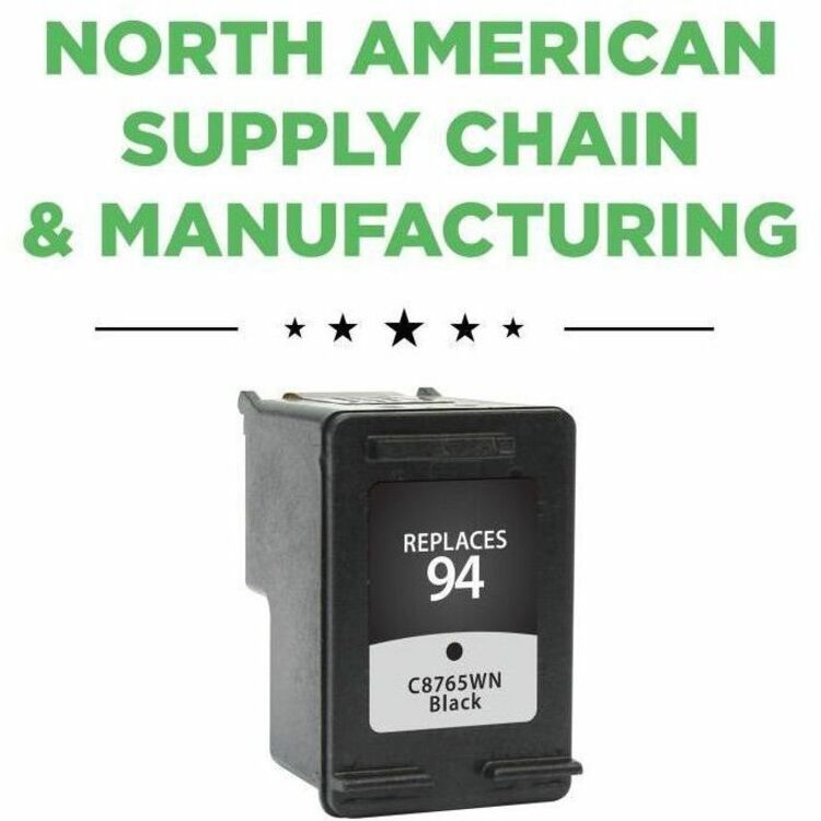 Clover Imaging Remanufactured Black Ink Cartridge for HP 94 (C8765WN)