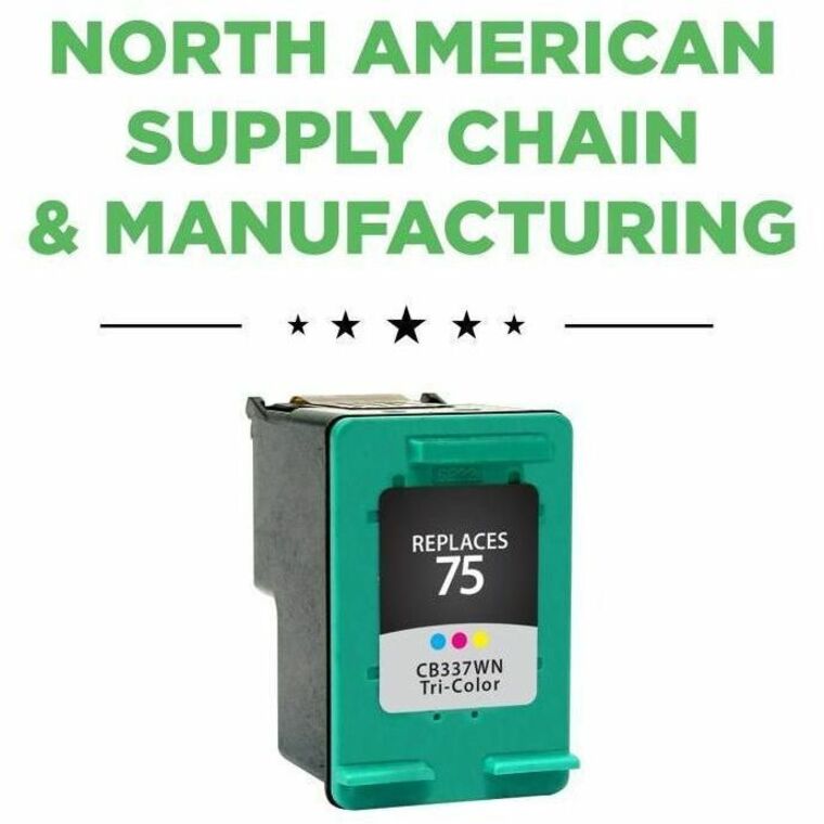 Clover Imaging Remanufactured Tri-Color Ink Cartridge for HP 75 (CB337WN)